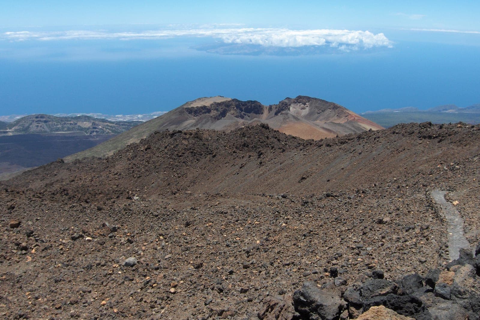 Pico Viejo Wanderweg